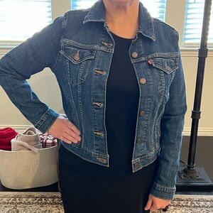 Levi's Dark Blue Jean Jacket for Women